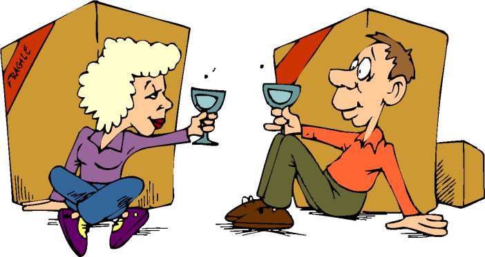 Living together clip art