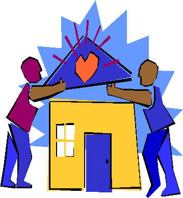 Living together clip art