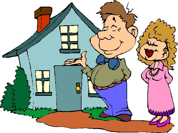 Living together clip art