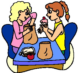 Lunching clip art