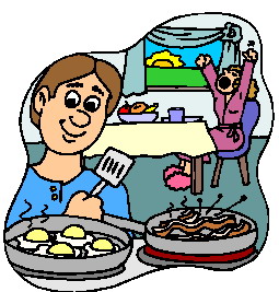 Lunching clip art