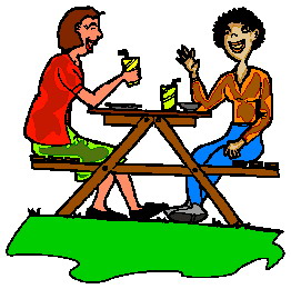 Lunching clip art