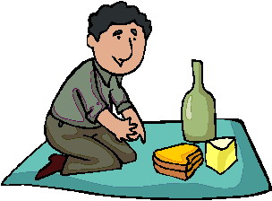 Lunching clip art