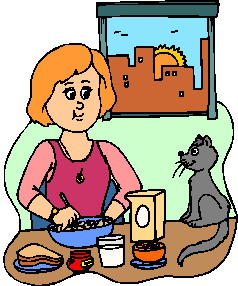 Lunching clip art