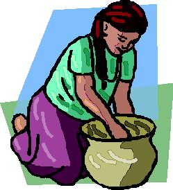 Making pottery clip art