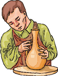 Making pottery clip art