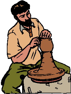 Making pottery clip art