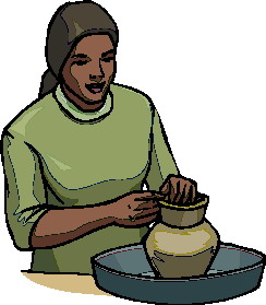 Making pottery clip art