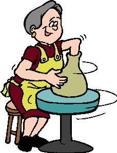 Making pottery clip art