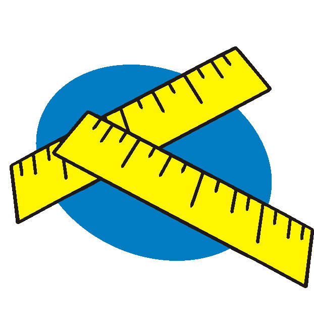 Measuring and weighing clip art