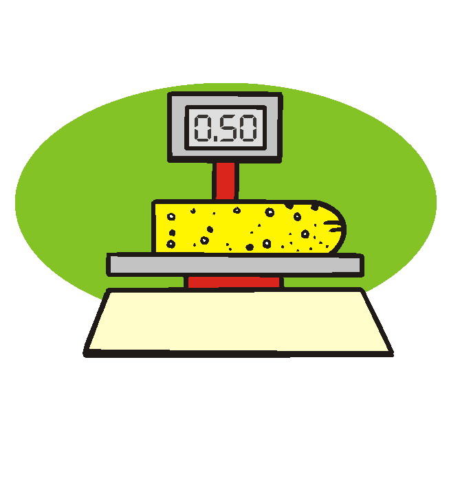 Measuring and weighing clip art