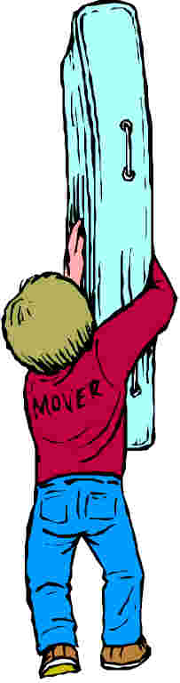 Moving clip art