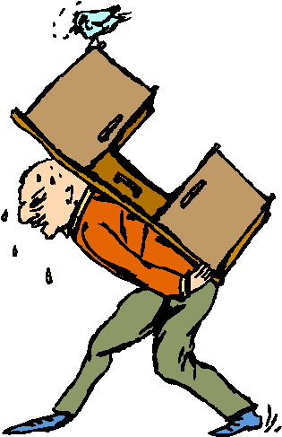 Moving clip art