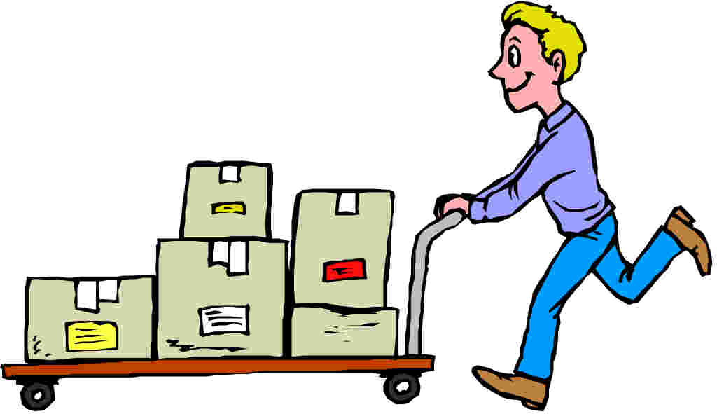 Moving clip art