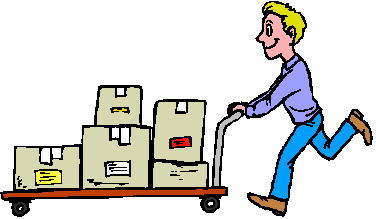 Moving clip art