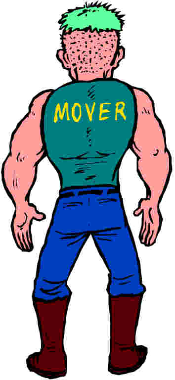 Moving clip art