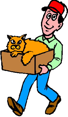 Moving clip art