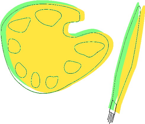 Painting clip art