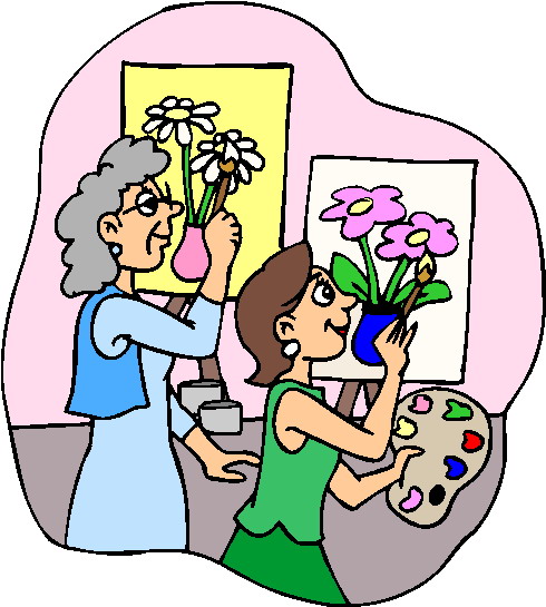 Painting clip art