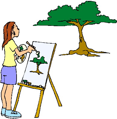 Painting clip art