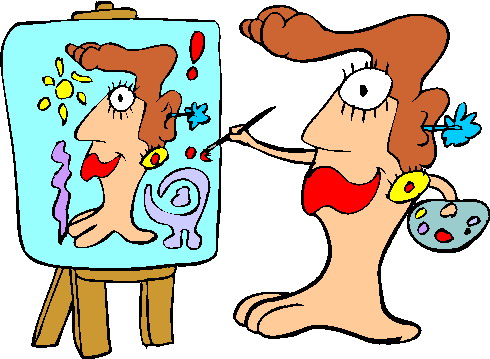 Painting clip art