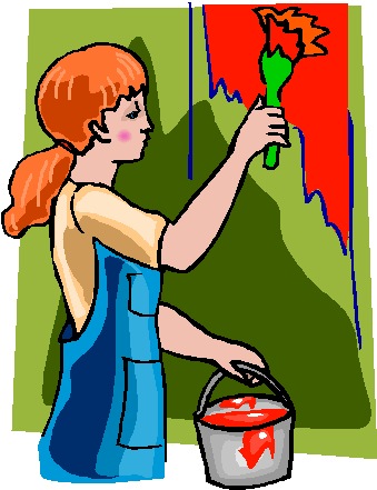 Painting clip art