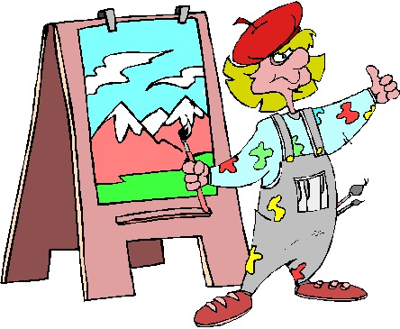 Painting clip art