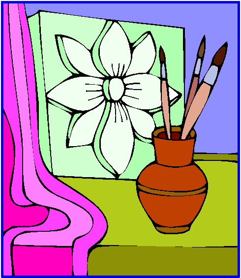 Painting clip art