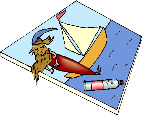 Painting clip art