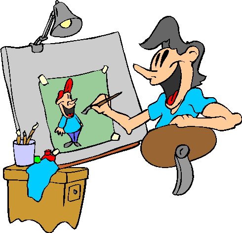 Painting clip art