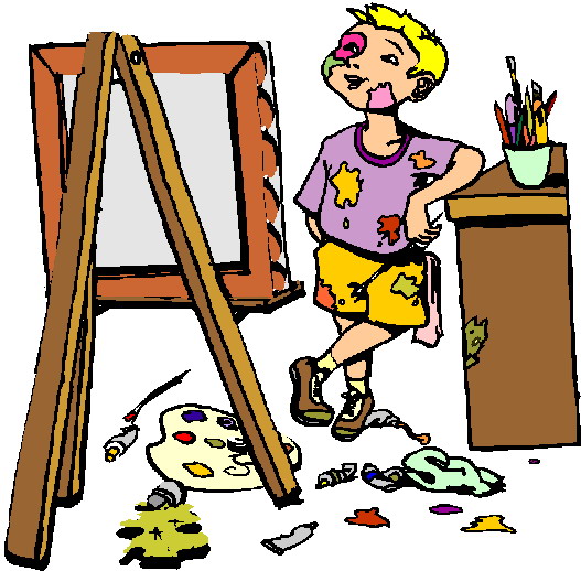 Painting clip art