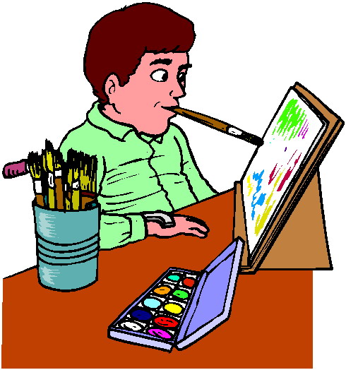 Painting clip art