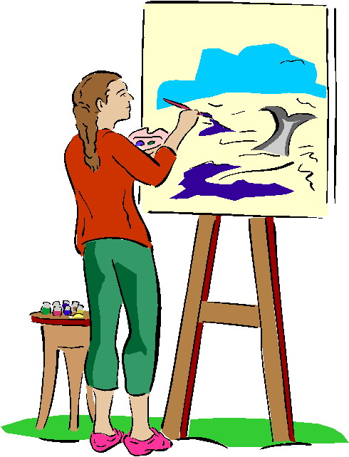 Painting clip art