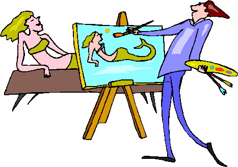 Painting clip art