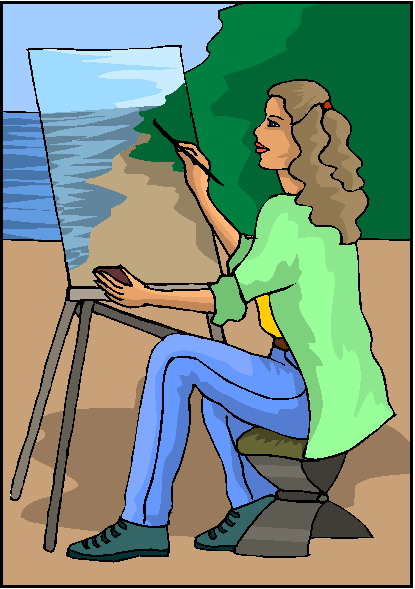 Painting clip art