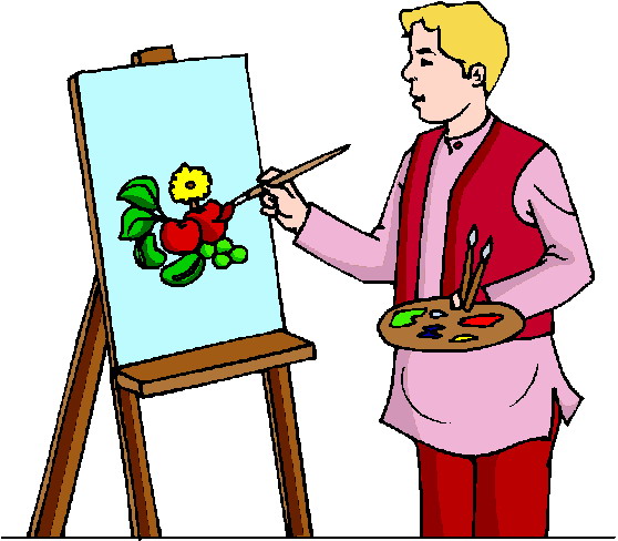 Painting clip art