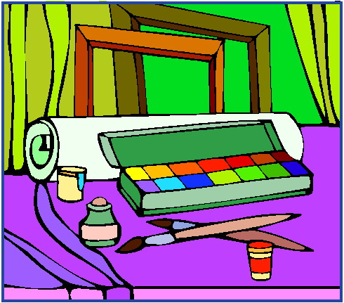 Painting clip art