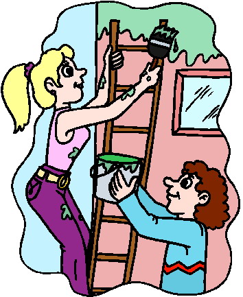 Painting clip art