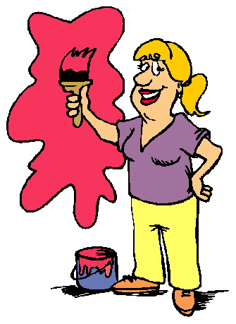 Painting clip art