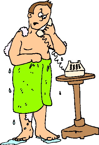 Phoning clip art