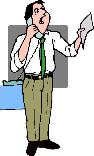 Phoning clip art