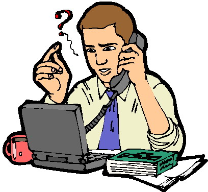 Phoning clip art