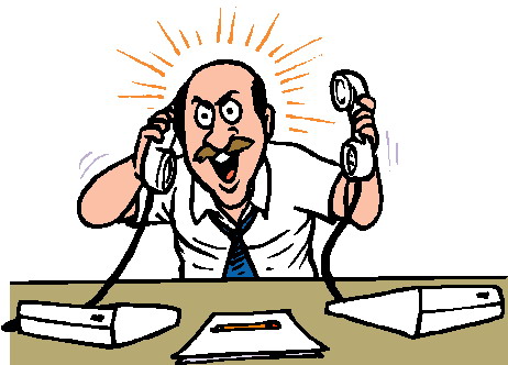 Phoning clip art