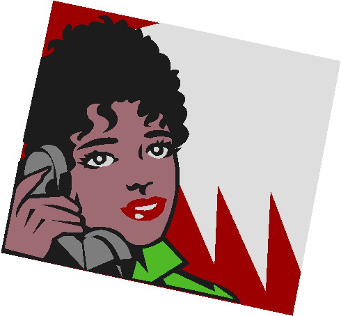 Phoning clip art