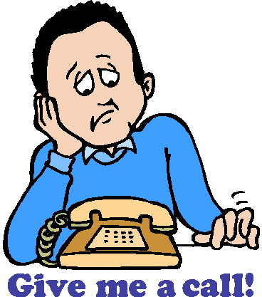 Phoning clip art