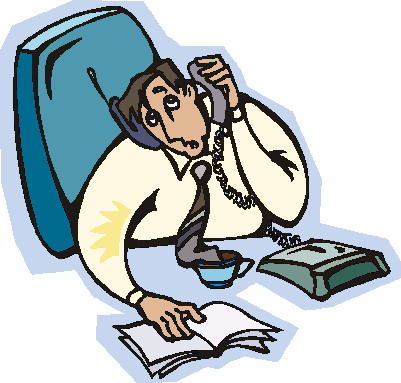 Phoning clip art