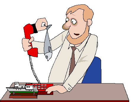 Phoning clip art