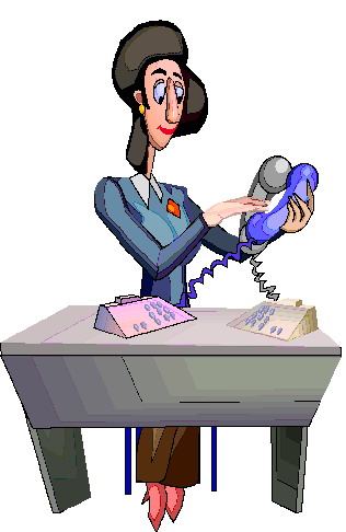 Phoning clip art