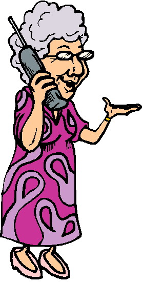 Phoning clip art