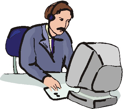 Phoning clip art